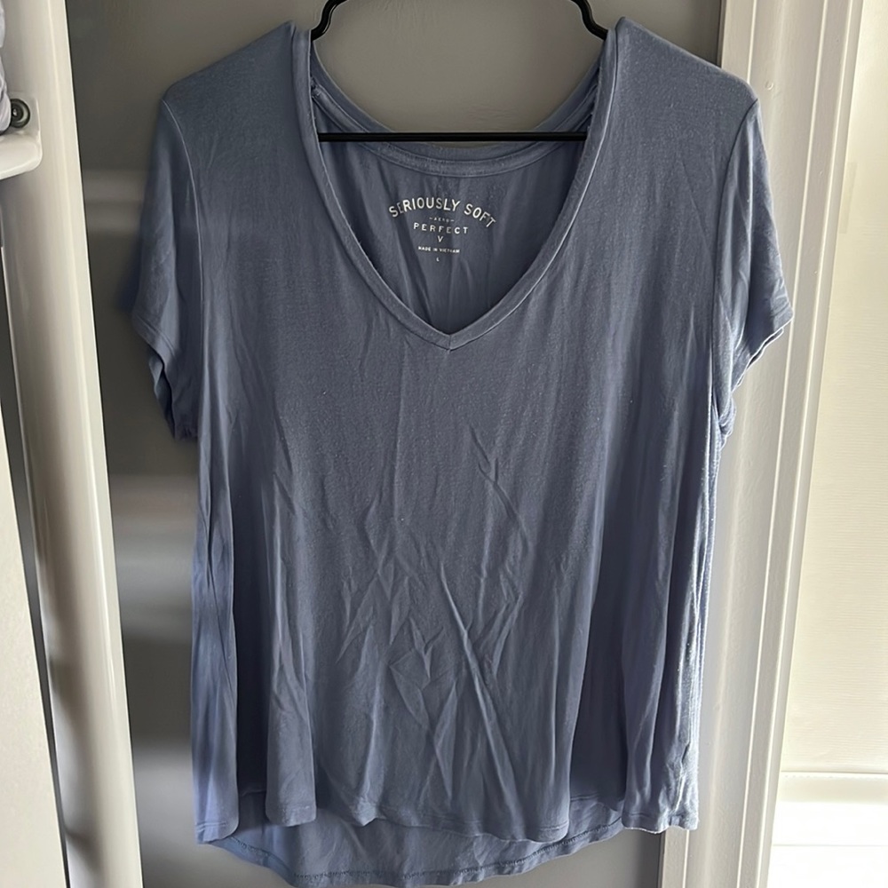 Aeropostale V-Neck Short Sleeve Shirt